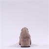Paul Green Block Heel Elastic Pump - Beige Suede